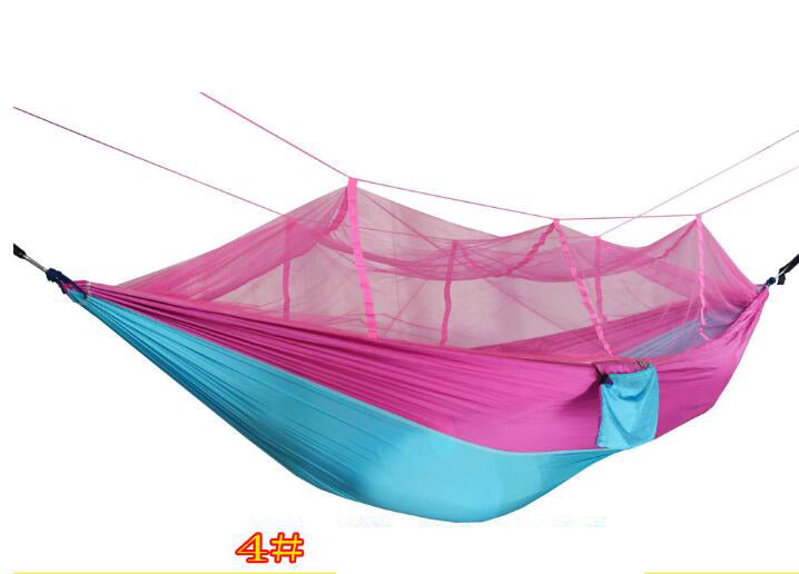 Ultralight Outdoor Camping Hunting Mosquito Net Parachute Hammock 2 Person Flyknit Hamaca Garden Hamak Hanging Bed Leisure Hamac