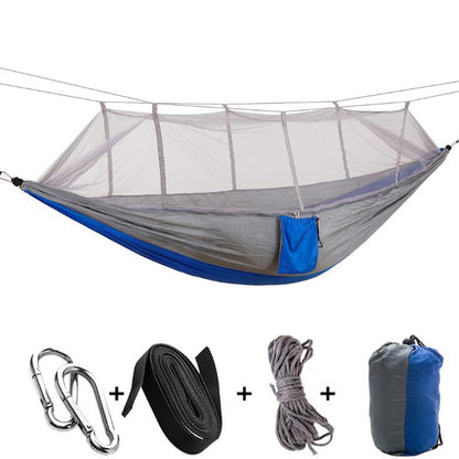 Ultralight Outdoor Camping Hunting Mosquito Net Parachute Hammock 2 Person Flyknit Hamaca Garden Hamak Hanging Bed Leisure Hamac